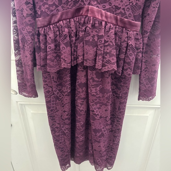 Rachel Parcell Cambridge Long Sleeve Lace Dress M - Picture 11 of 12